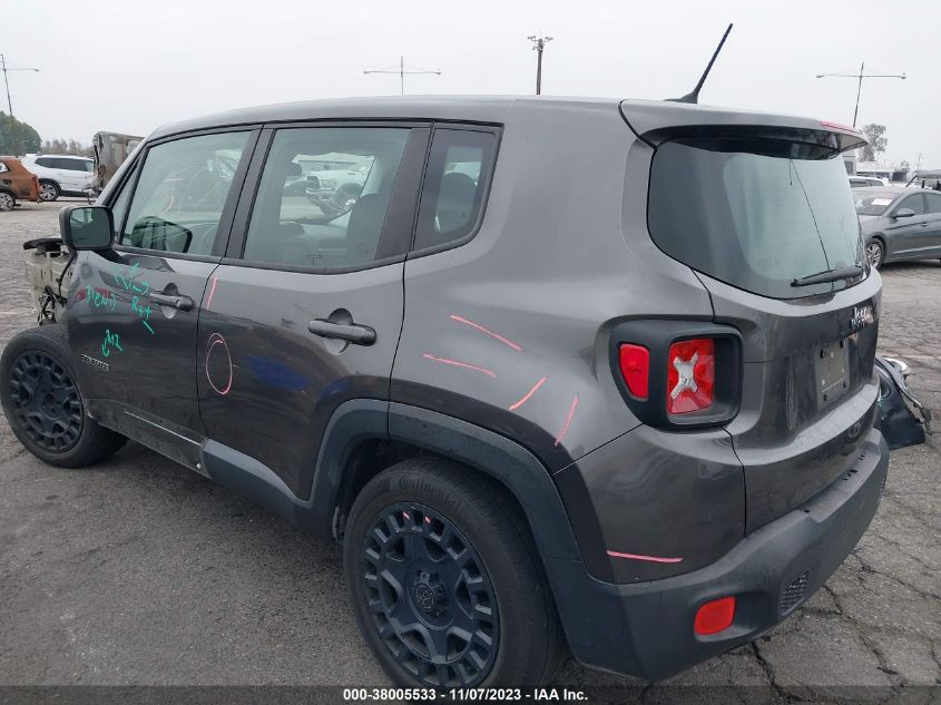 2017 JEEP RENEGADE SPORT - ZACCJAAB7HPE92323