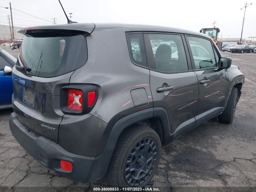 2017 JEEP RENEGADE SPORT - ZACCJAAB7HPE92323