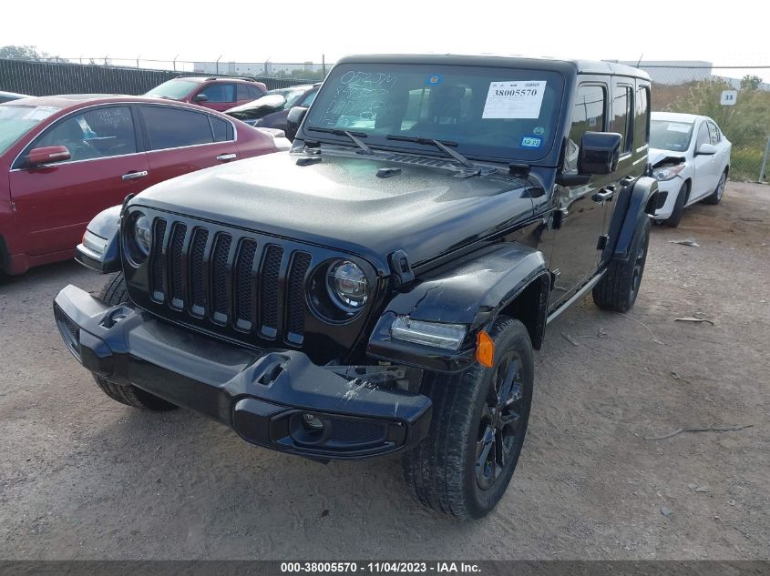 2021 JEEP WRANGLER UNLIMITED SAHARA - 1C4HJXEN3MW794055