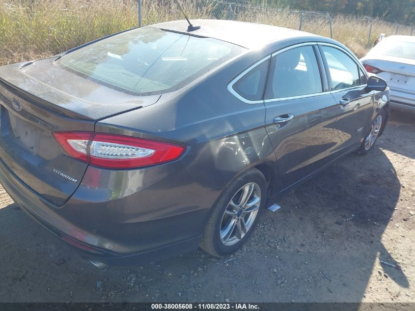 2015 FORD FUSION ENERGI TITANIUM - 3FA6P0SU8FR260683