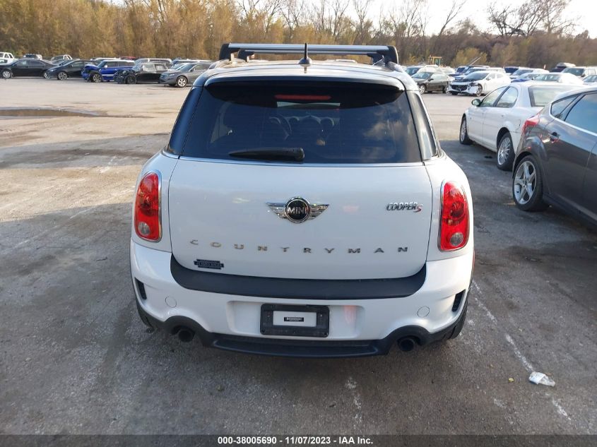 2014 MINI COUNTRYMAN COOPER S WMWZC5C51EWP36952