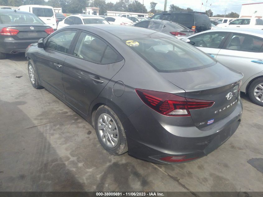 2019 HYUNDAI ELANTRA SE - 5NPD74LF0KH468532