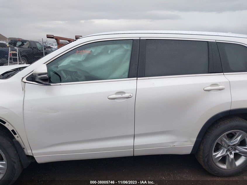 VIN 5TDDZRFH1HS361027 2017 TOYOTA HIGHLANDER LIMITED