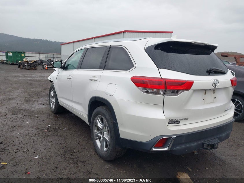 VIN 5TDDZRFH1HS361027 2017 TOYOTA HIGHLANDER LIMITED