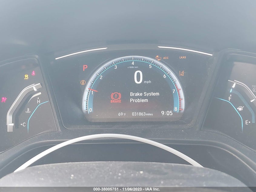 VIN 19XFC2F69KE210776 2019 HONDA CIVIC LX