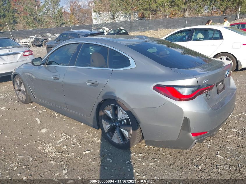 2023 BMW I4 EDRIVE35 WBY43AW04PFP64154