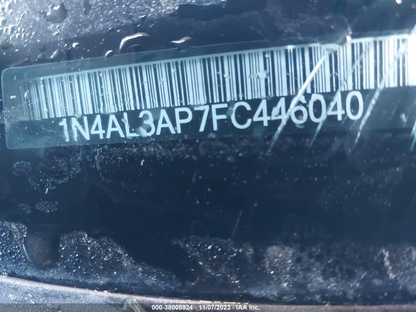 2015 NISSAN ALTIMA 2.5/S/SV/SL - 1N4AL3AP7FC446040