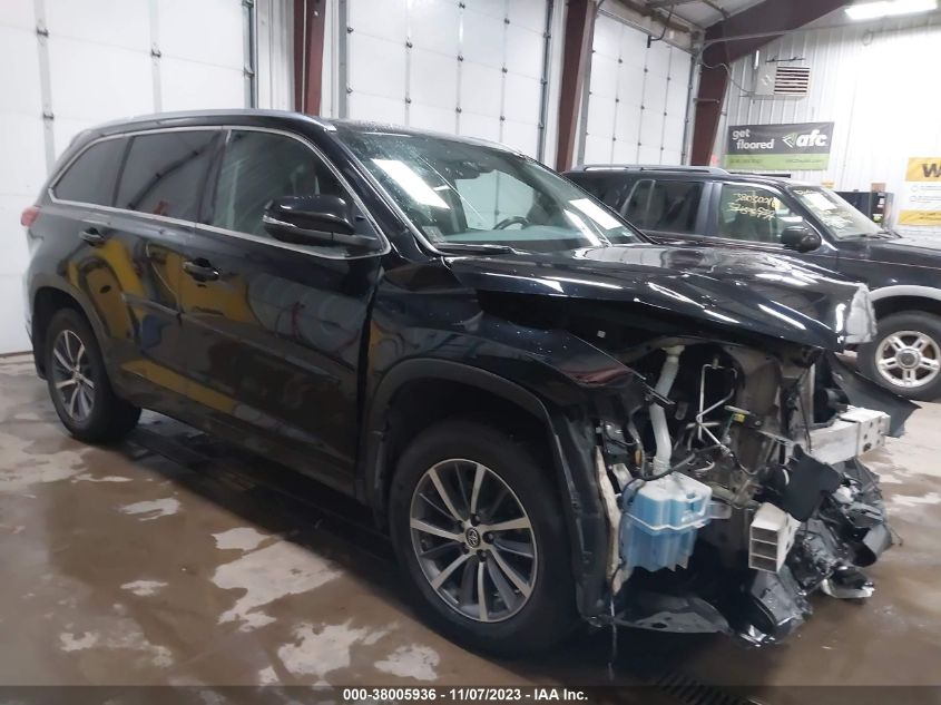 2018 TOYOTA HIGHLANDER XLE - 5TDJZRFH4JS532412