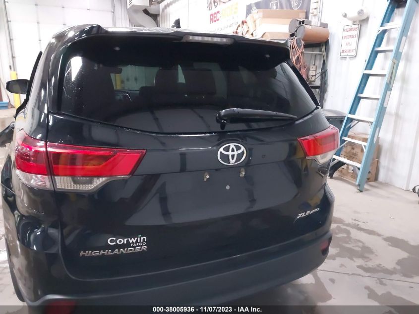 2018 TOYOTA HIGHLANDER XLE - 5TDJZRFH4JS532412