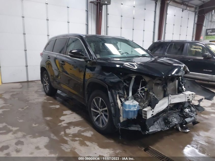 2018 TOYOTA HIGHLANDER XLE - 5TDJZRFH4JS532412