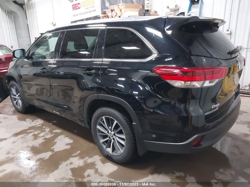 2018 TOYOTA HIGHLANDER XLE - 5TDJZRFH4JS532412