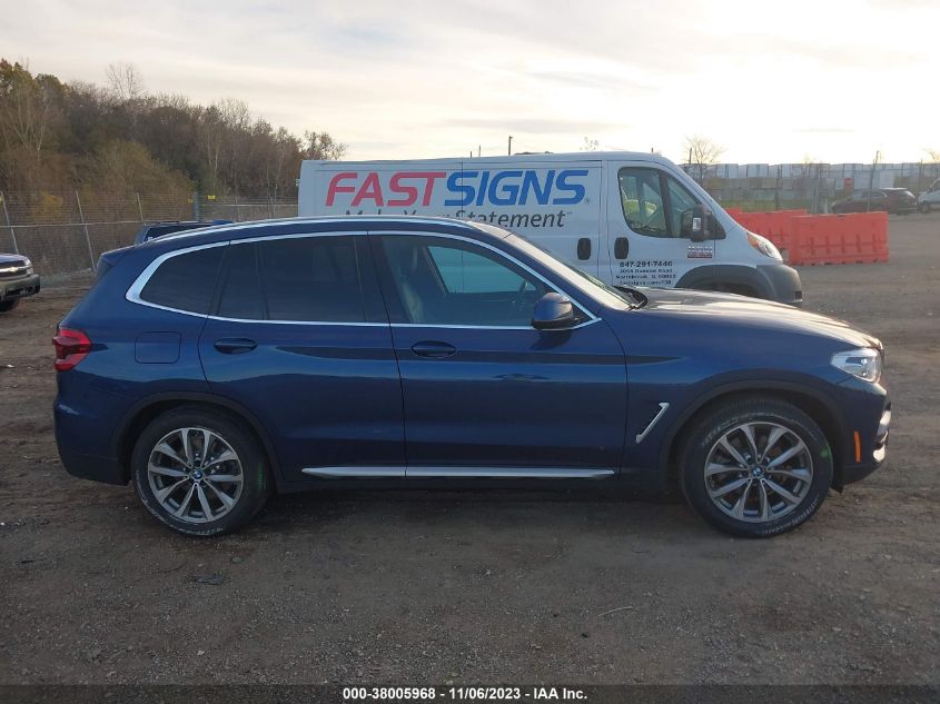 2019 BMW X3 XDRIVE30I - 5UXTR9C57KLE20808