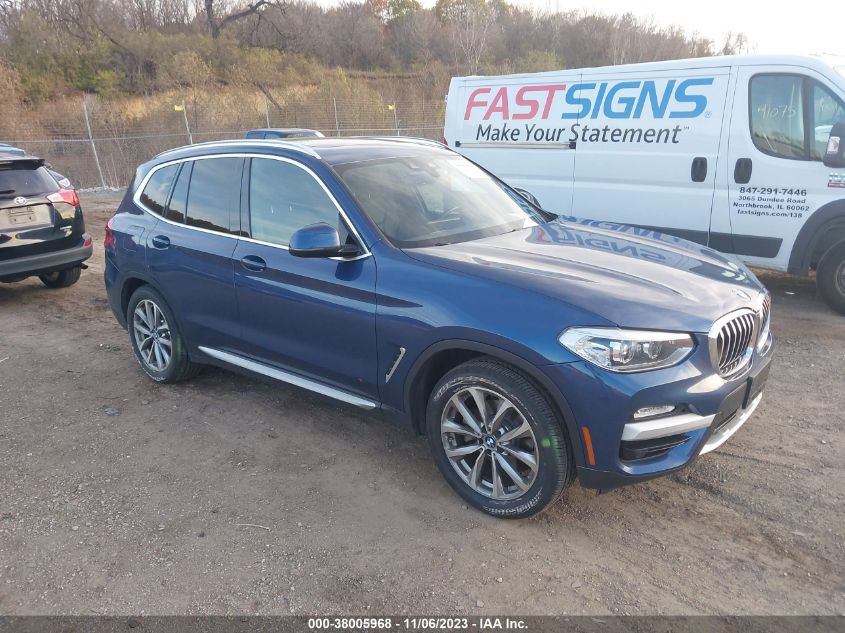 2019 BMW X3 XDRIVE30I - 5UXTR9C57KLE20808