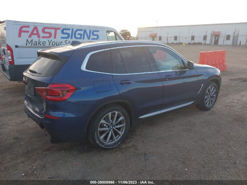 2019 BMW X3 XDRIVE30I - 5UXTR9C57KLE20808