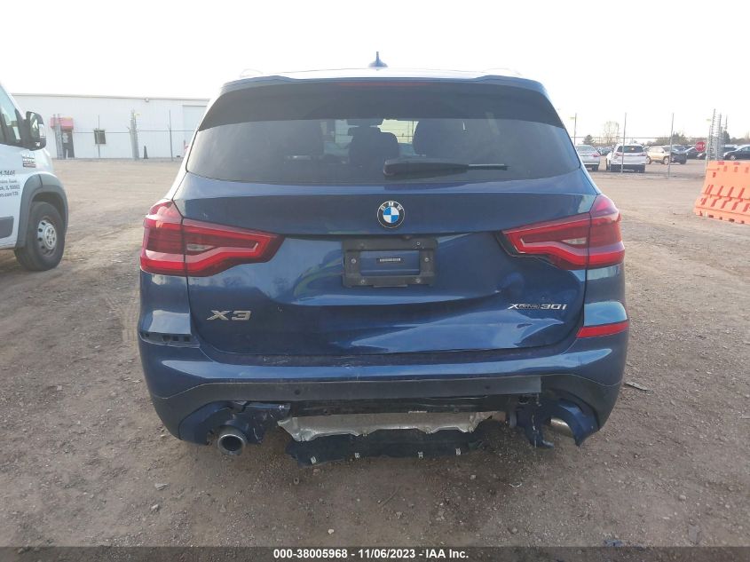 2019 BMW X3 XDRIVE30I - 5UXTR9C57KLE20808