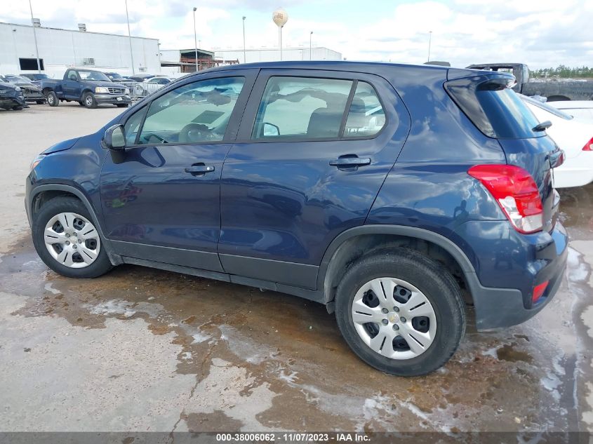2018 CHEVROLET TRAX LS - 3GNCJKSB1JL360460