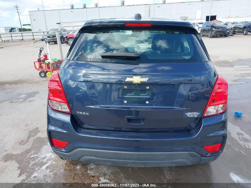 2018 CHEVROLET TRAX LS - 3GNCJKSB1JL360460