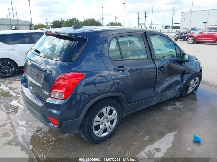 2018 CHEVROLET TRAX LS - 3GNCJKSB1JL360460