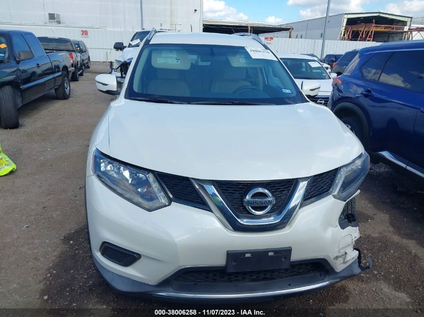 2016 NISSAN ROGUE S/SL/SV - KNMAT2MT4GP681499