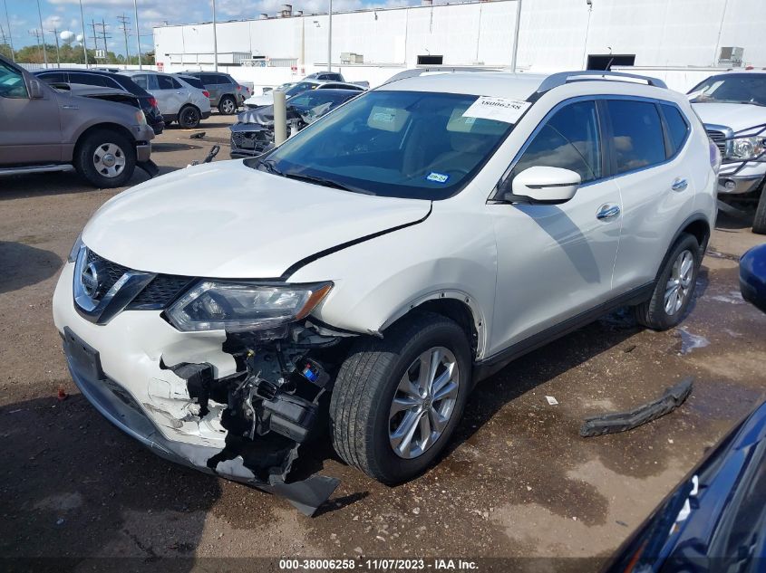 2016 NISSAN ROGUE S/SL/SV - KNMAT2MT4GP681499