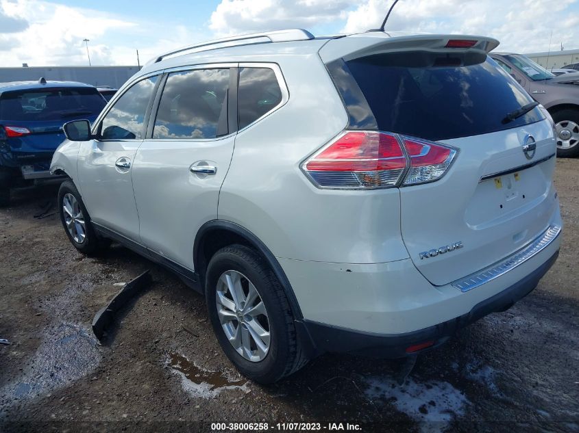 2016 NISSAN ROGUE S/SL/SV - KNMAT2MT4GP681499