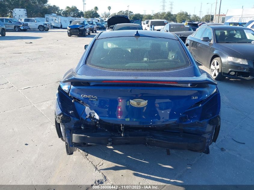 2016 HYUNDAI GENESIS COUPE 3.8L ULTIMATE KMHHU6KJ1GU136233