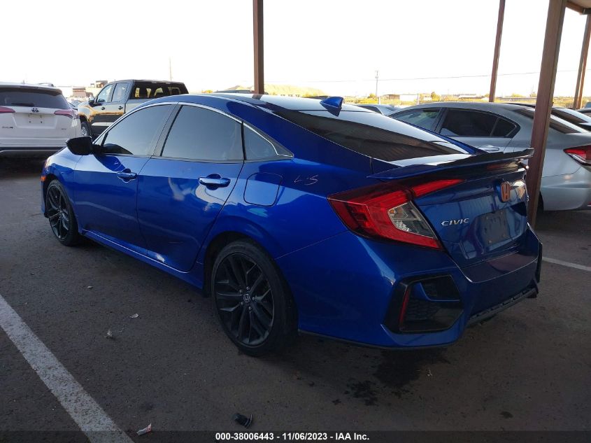 2020 HONDA CIVIC SI 2HGFC1E57LH700708
