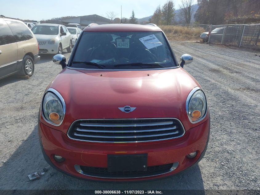 2014 MINI COUNTRYMAN COOPER WMWZB3C58EWR36699