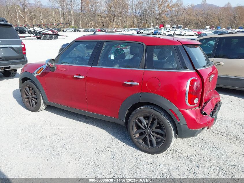 2014 MINI COUNTRYMAN COOPER WMWZB3C58EWR36699