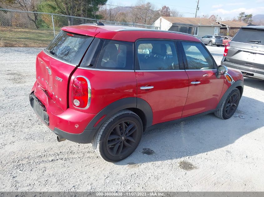 2014 MINI COUNTRYMAN COOPER WMWZB3C58EWR36699