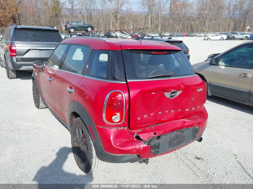 2014 MINI COUNTRYMAN COOPER WMWZB3C58EWR36699