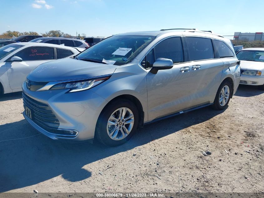 5TDZRKEC8NS111346 2022 TOYOTA SIENNA, photo no. 2