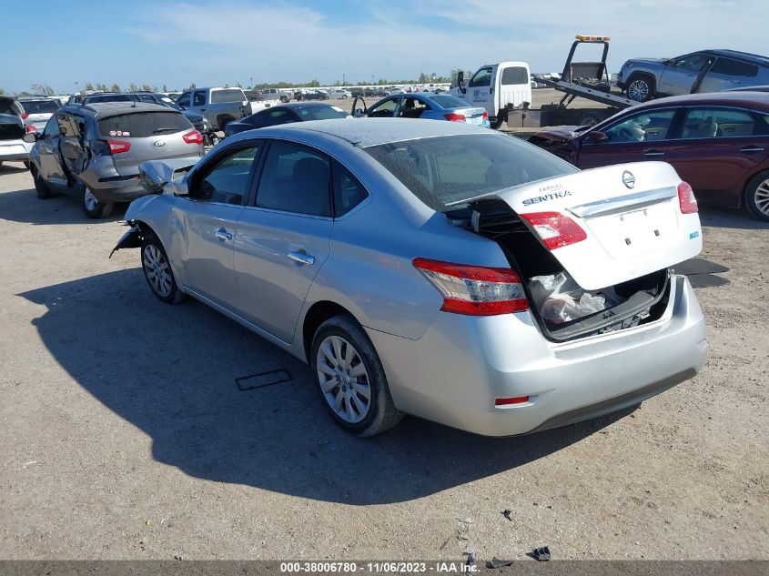 2014 NISSAN SENTRA S - 3N1AB7AP3EY202303