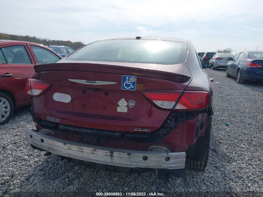 2015 CHRYSLER 200 LIMITED - 1C3CCCABXFN719410