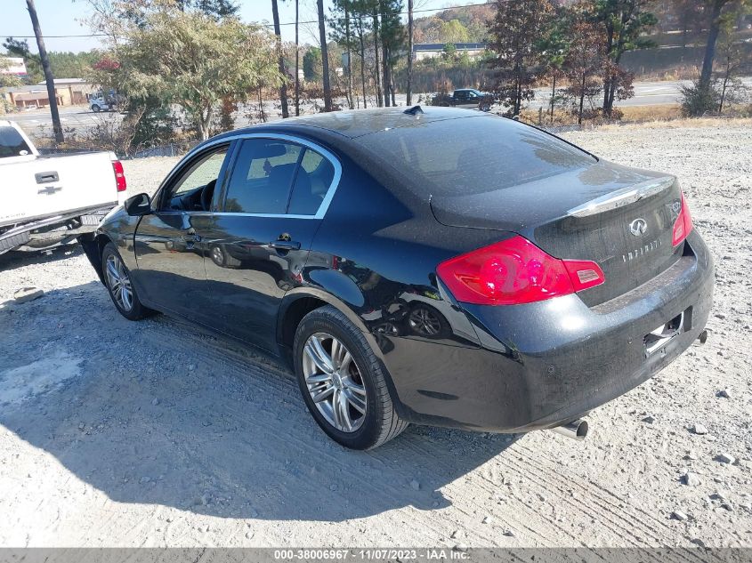 2013 INFINITI G37X X - JN1CV6AR6DM357439