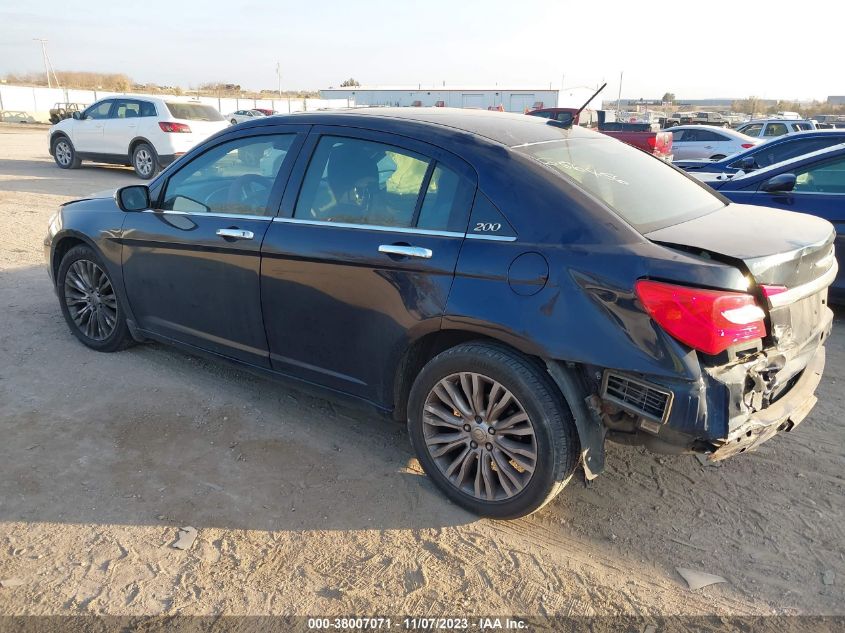 2013 CHRYSLER 200 LIMITED - 1C3CCBCG8DN738022