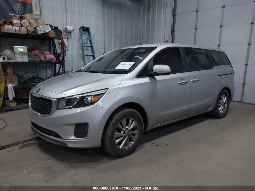 2016 KIA SEDONA L - KNDMA5C13G6156797