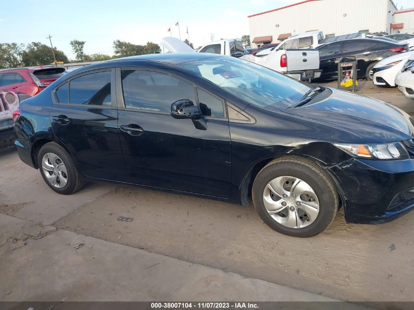 2013 HONDA CIVIC SDN LX 2HGFB2F53DH581855