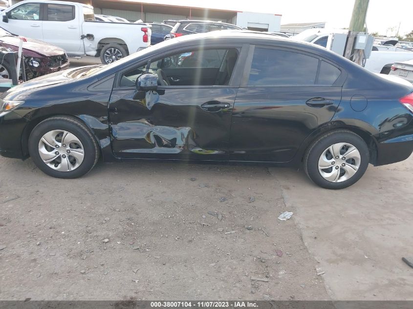 2013 HONDA CIVIC SDN LX 2HGFB2F53DH581855