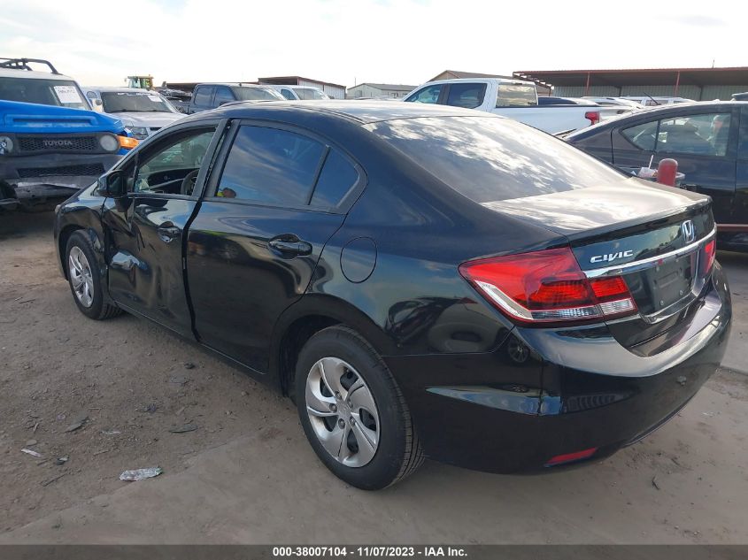 2013 HONDA CIVIC SDN LX 2HGFB2F53DH581855