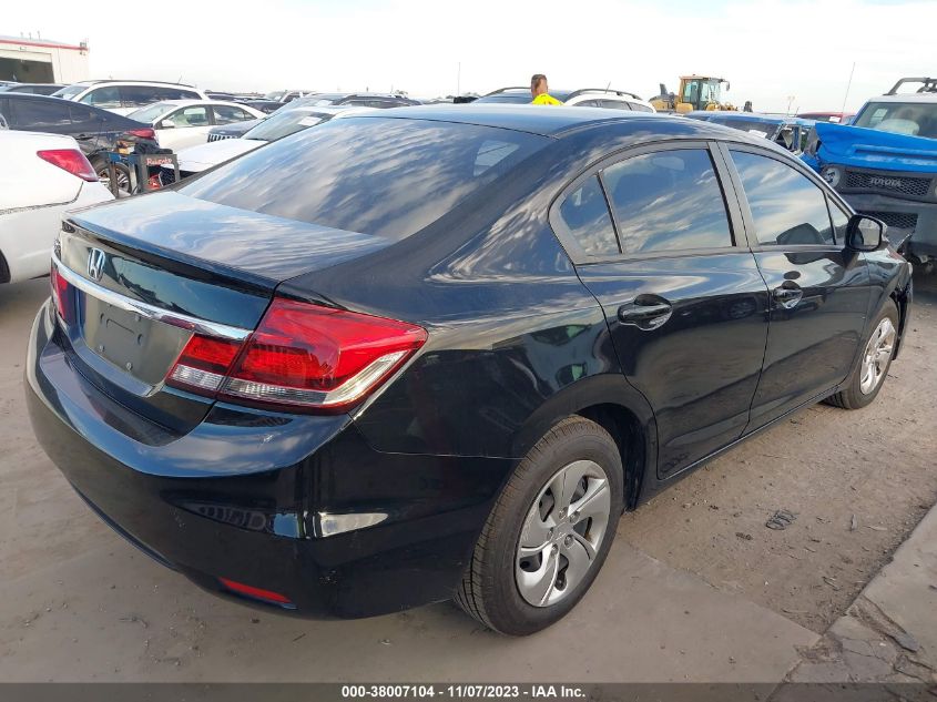 2013 HONDA CIVIC SDN LX 2HGFB2F53DH581855