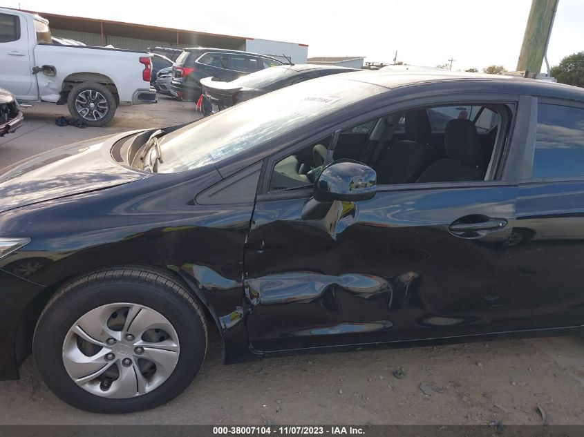 2013 HONDA CIVIC SDN LX 2HGFB2F53DH581855