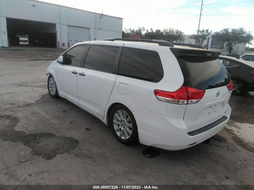 2014 TOYOTA SIENNA LTD/XLE - 5TDDK3DC5ES086766
