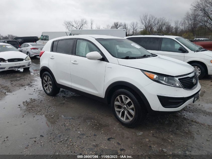 2016 KIA SPORTAGE LX - KNDPBCAC7G7820807