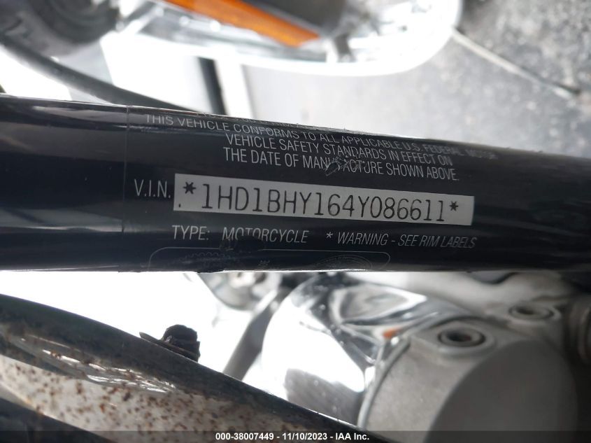 2004 HARLEY-DAVIDSON FXST 1HD1BHY164Y086611
