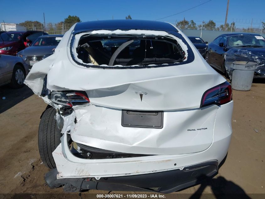 2022 TESLA MODEL Y - 7SAYGDEE0NF512072