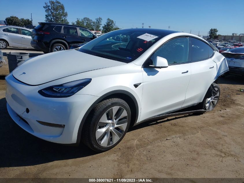 2022 TESLA MODEL Y - 7SAYGDEE0NF512072