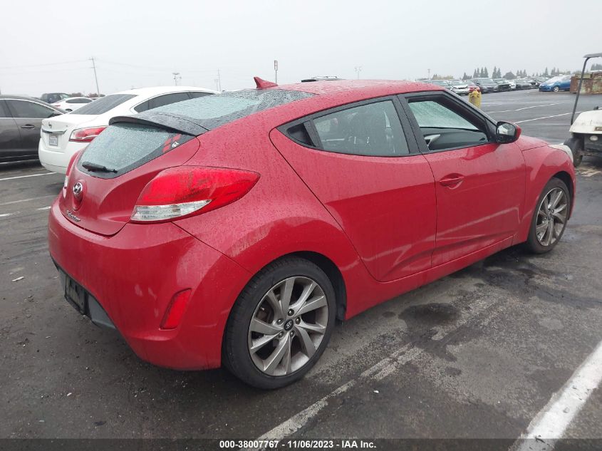 2016 HYUNDAI VELOSTER - KMHTC6AD5GU274835
