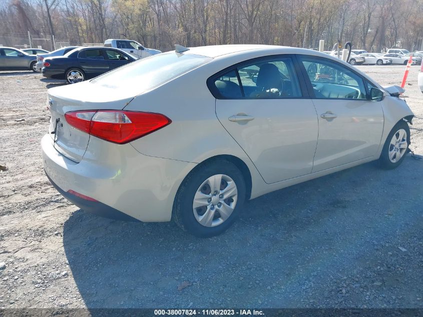 2015 KIA FORTE LX - KNAFK4A64F5284613