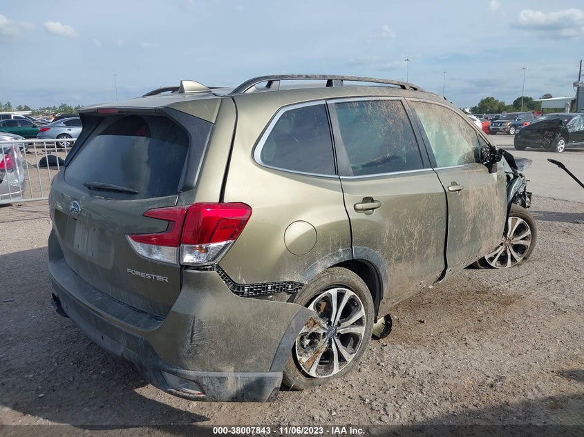 VIN JF2SKAPC2NH519389 2022 SUBARU FORESTER LIMITED